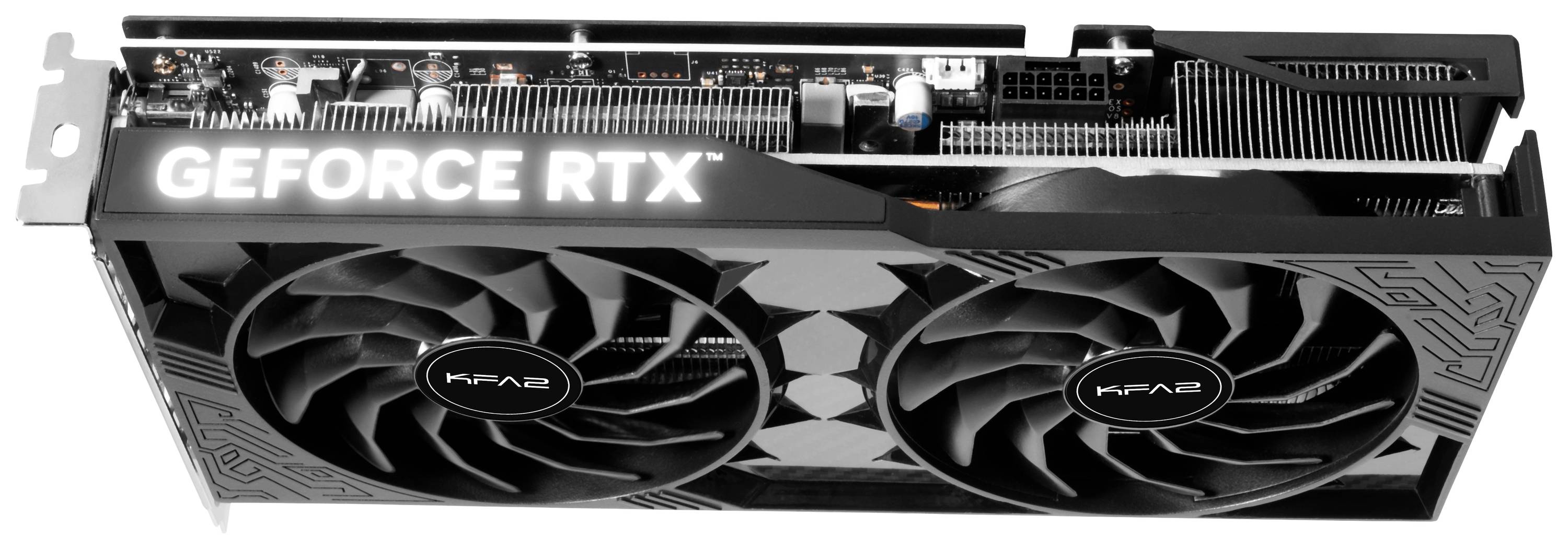 KFA2 Grafikkarte Nvidia GeForce RTX 4070 Super 2X 1-Click OC 12GB GDDR6X-RAM PCIe x16 HDMI®, DisplayPort NVIDIA G-Sync, RGB