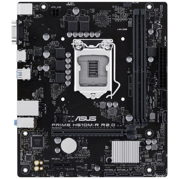Asus PRIME H510M-R R2.0 Mainboard Sockel (PC) Intel® 1200 Formfaktor (Details) Micro-ATX Mainboard-Chipsatz Intel® H470