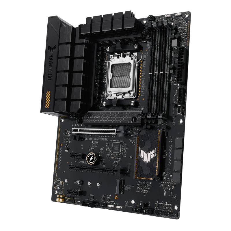 Asus TUF GAMING A620-PRO WIFI Mainboard Sockel (PC) AMD® AM5 Formfaktor (Details) ATX Mainboard-Chipsatz AMD® A620