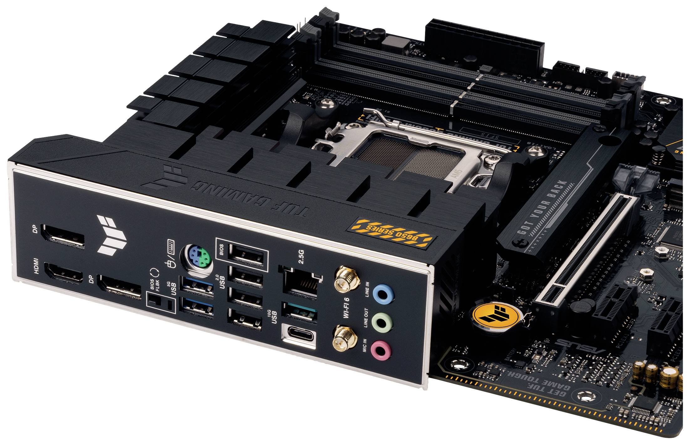 Asus TUF GAMING B650M-E WIFI Mainboard Sockel (PC) AMD® AM5 Formfaktor (Details) ATX Mainboard-Chipsatz AMD® B650