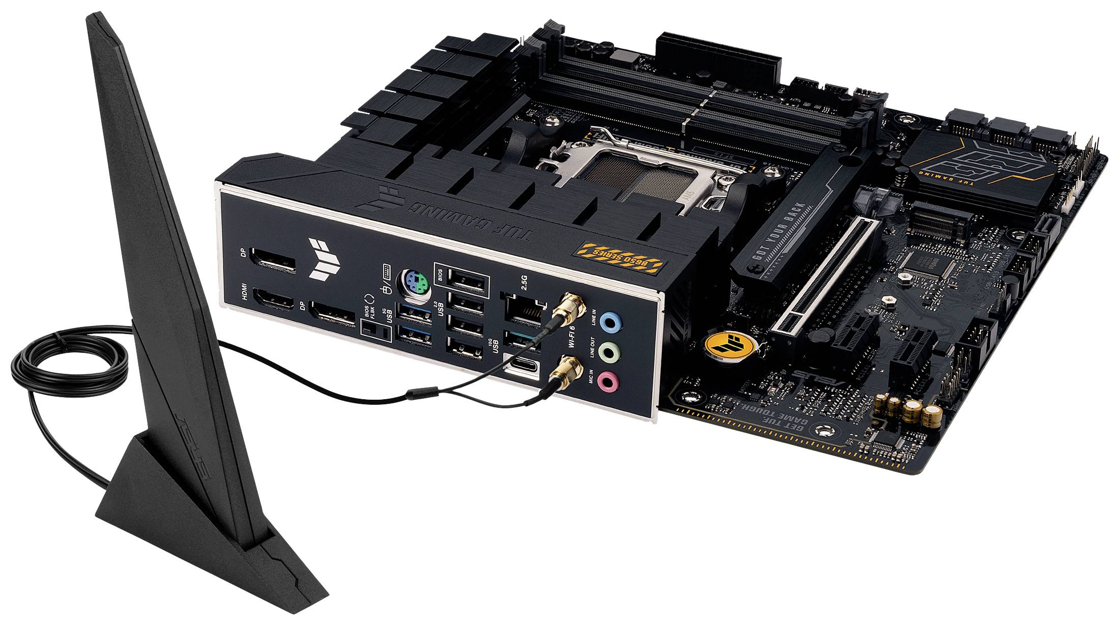 Asus TUF GAMING B650M-E WIFI Mainboard Sockel (PC) AMD® AM5 Formfaktor (Details) ATX Mainboard-Chipsatz AMD® B650