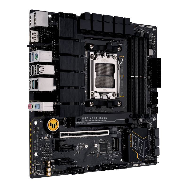Asus TUF GAMING B650M-E Mainboard Sockel (PC) AMD® AM5 Formfaktor (Details) ATX Mainboard-Chipsatz AMD® B650