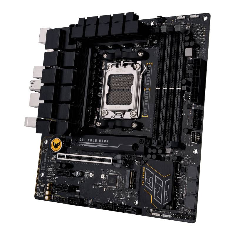 Asus TUF GAMING B650M-E Mainboard Sockel (PC) AMD® AM5 Formfaktor (Details) ATX Mainboard-Chipsatz AMD® B650
