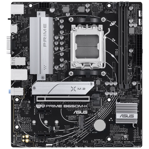 Asus PRIME B650M-K Mainboard Sockel (PC) AMD® AM5 Formfaktor (Details) Micro-ATX Mainboard-Chipsatz AMD® B650 Asus PRIME B650M-K Mainboard Sockel (PC) AMD® AM5 Formfaktor (Details) Micro-ATX Mainboard-Chipsatz AMD® B650