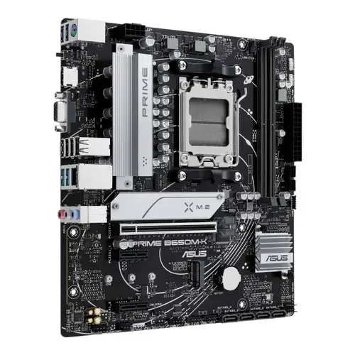 Asus PRIME B650M-K Mainboard Sockel (PC) AMD® AM5 Formfaktor (Details) Micro-ATX Mainboard-Chipsatz AMD® B650 Asus PRIME B650M-K Mainboard Sockel (PC) AMD® AM5 Formfaktor (Details) Micro-ATX Mainboard-Chipsatz AMD® B650