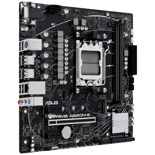 Asus PRIME A620M-E-CSM Mainboard Sockel (PC) AMD® AM5 Formfaktor (Details) Micro-ATX Mainboard-Chipsatz AMD® A620 Asus PRIME A620M-E-CSM Mainboard Sockel (PC) AMD® AM5 Formfaktor (Details) Micro-ATX Mainboard-Chipsatz AMD® A620