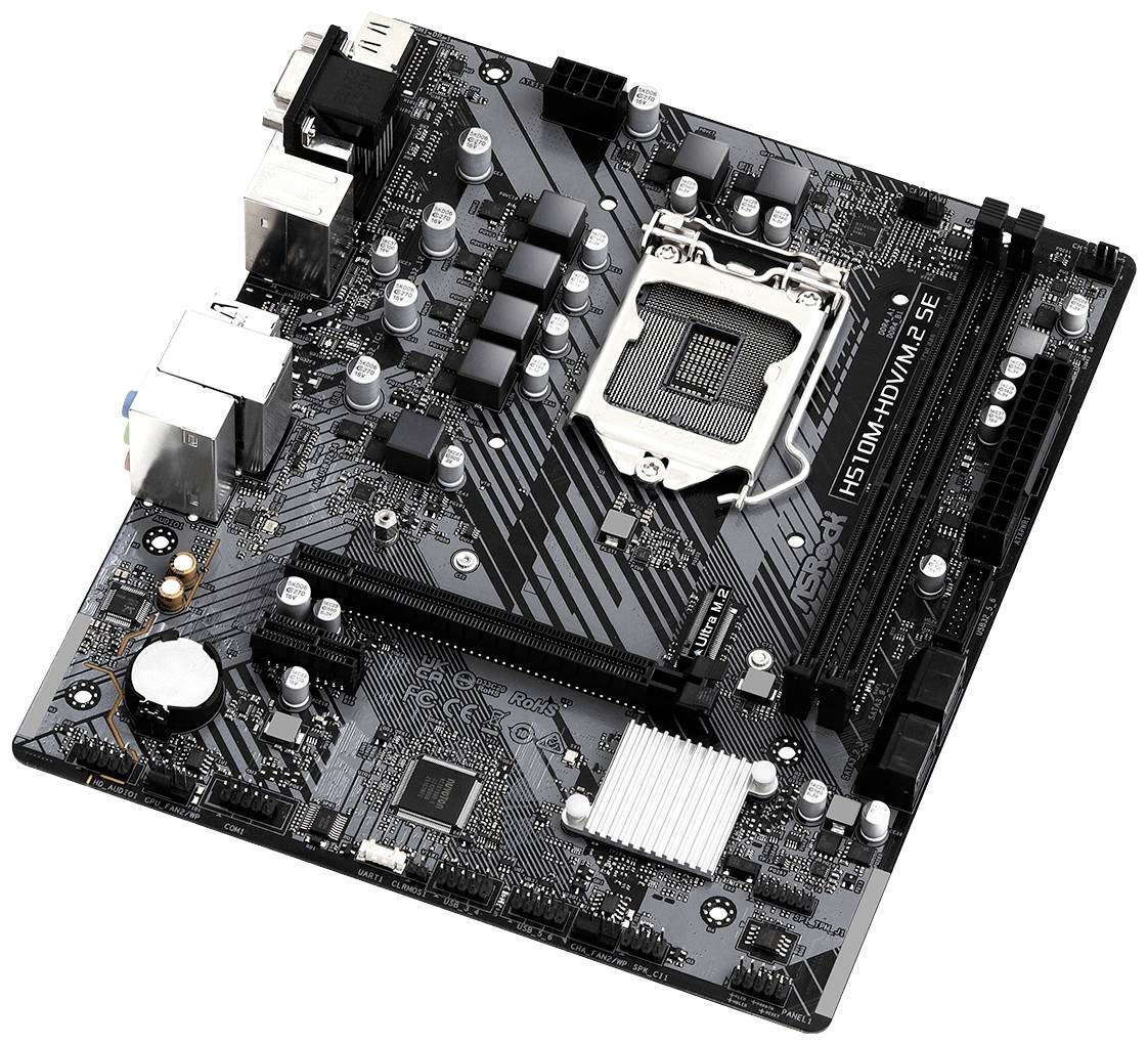 ASRock H510M-HDV/M.2 SE Mainboard Sockel (PC) Intel® LGA 1200 Formfaktor (Details) Micro-ATX Mainboard-Chipsatz Intel® H470