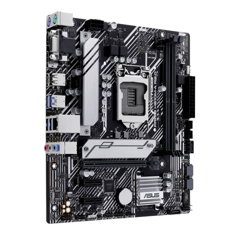 Asus PRIME H510M-A R2.0 Mainboard Sockel (PC) Intel® LGA 1200 Formfaktor (Details) Micro-ATX Mainboard-Chipsatz Intel® H470
