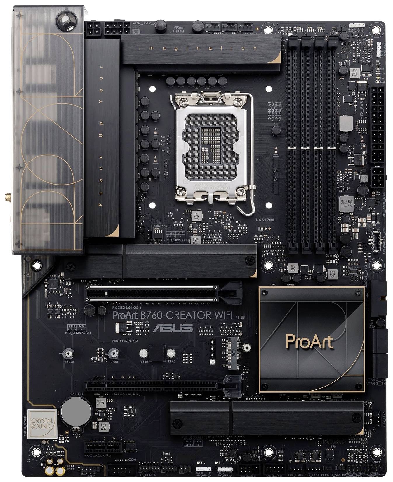 Asus PROART B760-CREATOR WIFI Mainboard Sockel (PC) Intel® LGA 1700 Formfaktor (Details) ATX Mainboard-Chipsatz Intel® B760