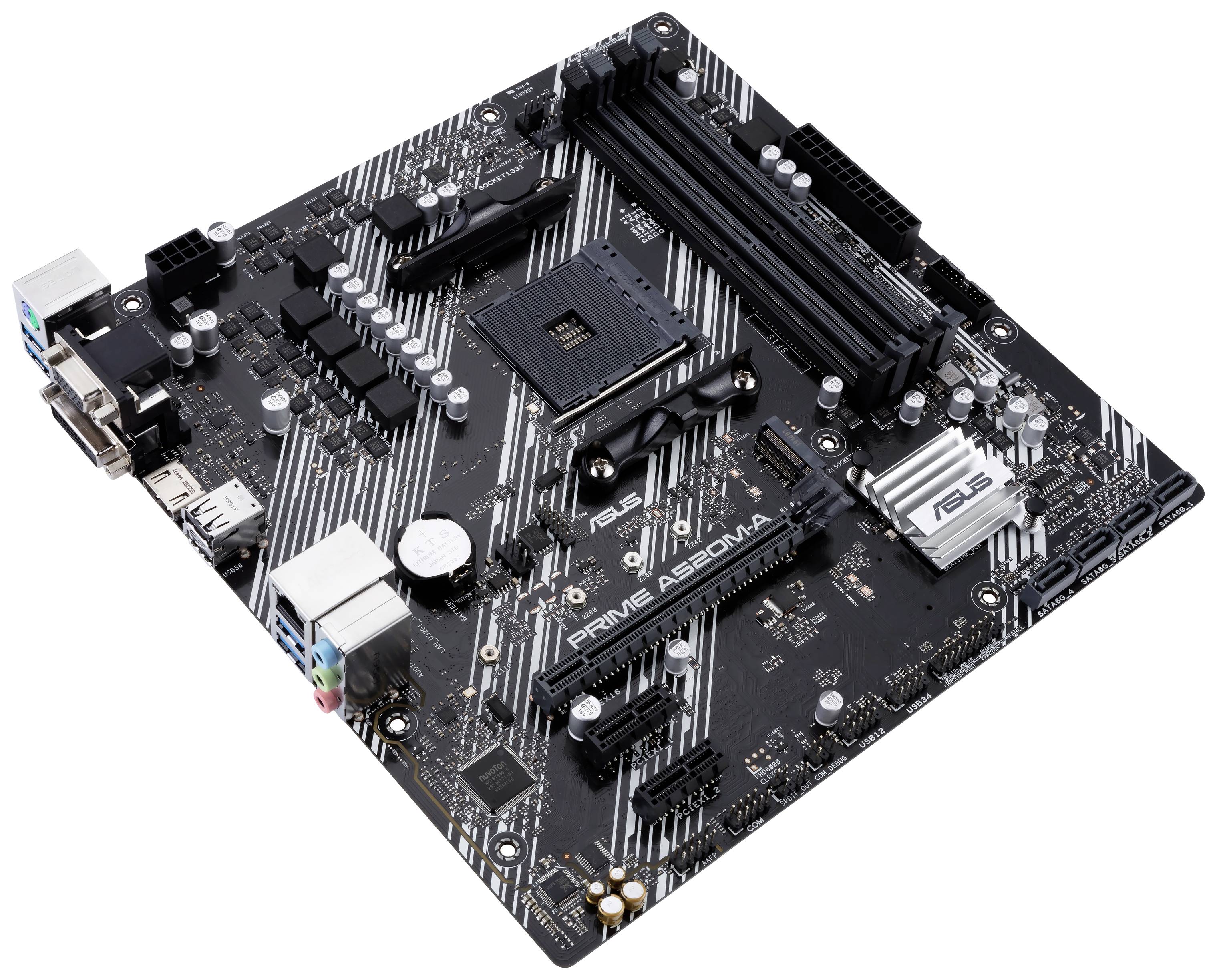 Asus PRIME A520M-A II/CSM Mainboard Sockel (PC) AMD® AM4 Formfaktor (Details) Micro-ATX Mainboard-Chipsatz AMD® A520