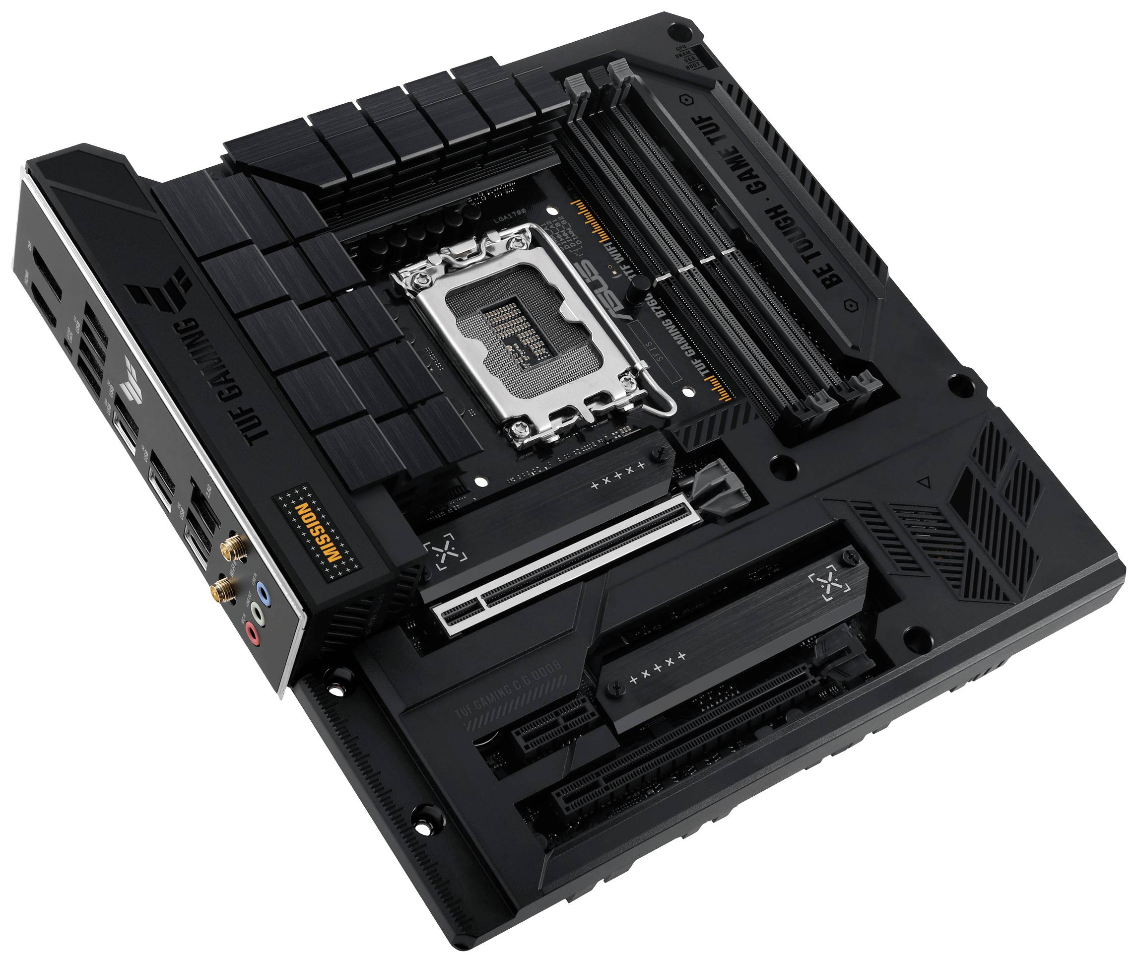 Asus TUF GAMING B760M-BTF WIFI Mainboard Sockel (PC) Intel® LGA 1700 Formfaktor (Details) Micro-ATX Mainboard-Chipsatz Intel® B760