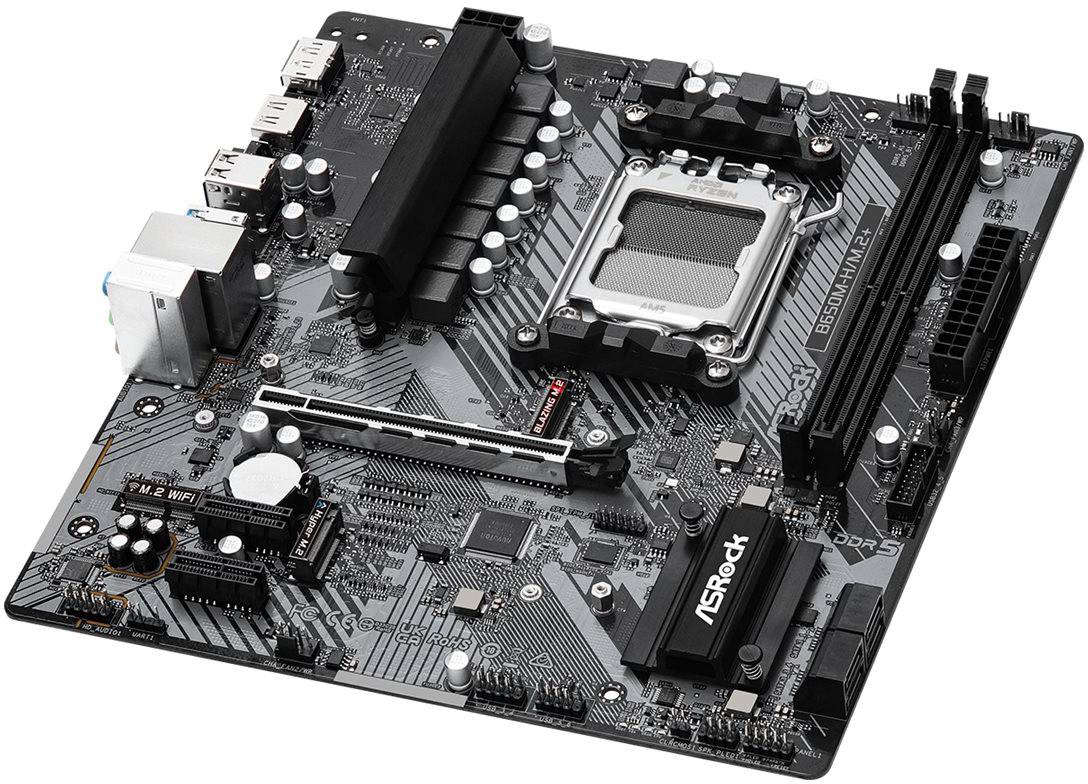 ASRock B650M-H/M.2+ Mainboard Sockel (PC) AMD® AM5 Formfaktor (Details) Micro-ATX Mainboard-Chipsatz AMD® B650