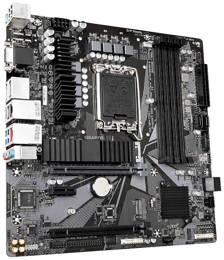 Gigabyte Q670M D3H Mainboard Sockel (PC) Intel® LGA 1700 Formfaktor (Details) Micro-ATX Mainboard-Chipsatz Intel® Q670