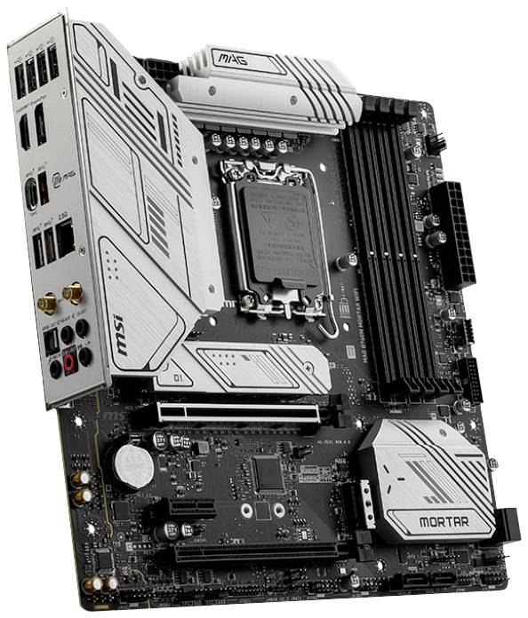MSI MAG B760M MORTAR WIFI II Mainboard Sockel (PC) Intel® LGA 1700 Formfaktor (Details) Micro-ATX Mainboard-Chipsatz Intel® B760