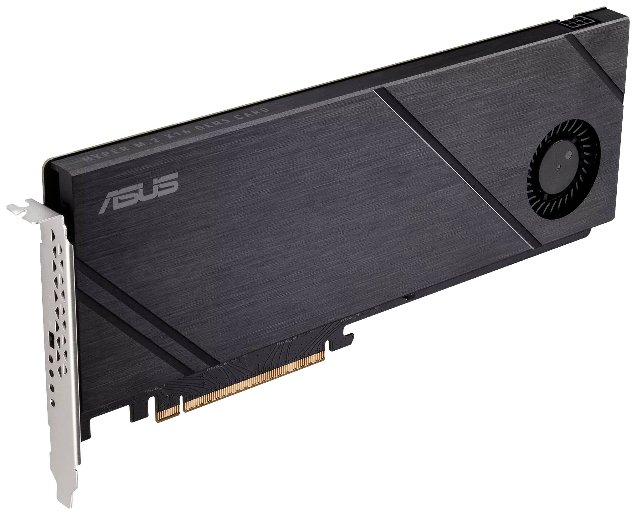 Asus Hyper M.2 x16 Gen5 Card M.2 Controller PCIe x16 Passend für (SSD): 2242, 2260, 2280 Aktive Küh