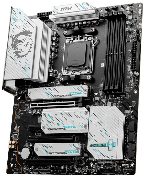 MSI X670E Gaming Plus Wifi Mainboard Sockel (PC) AMD® AM5 Formfaktor (Details) ATX Mainboard-Chipsatz AMD® X670