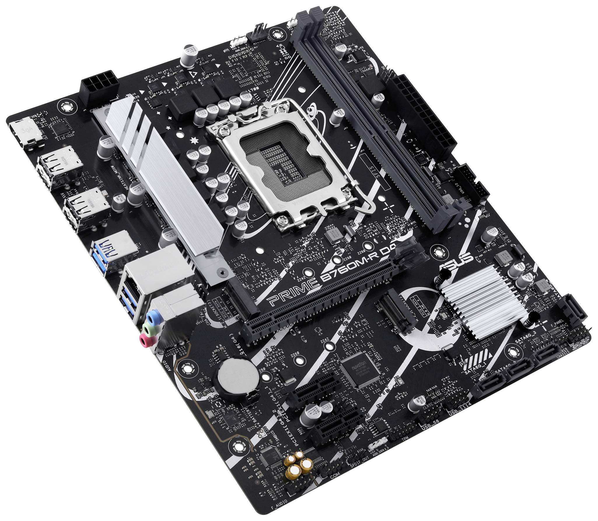 Asus PRO B760M-R D4 Mainboard Sockel (PC) Intel® LGA 1700 Formfaktor (Details) Micro-ATX Mainboard-Chipsatz Intel® B760