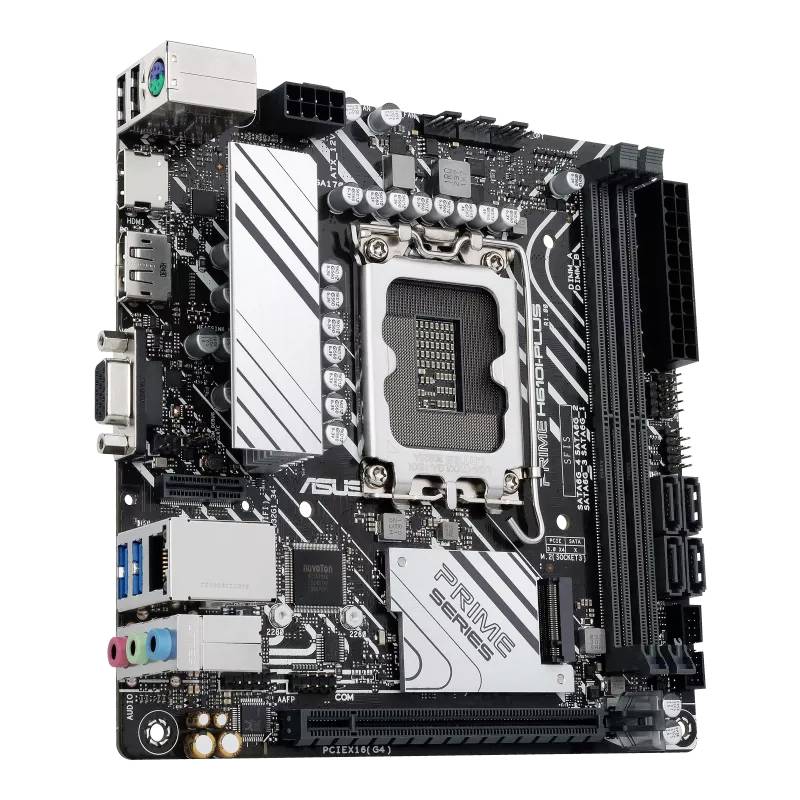 Asus PRIME H610I-PLUS-CSM Mainboard Sockel (PC) Intel® LGA 1700 Formfaktor (Details) Mini-ITX Mainboard-Chipsatz Intel® H610