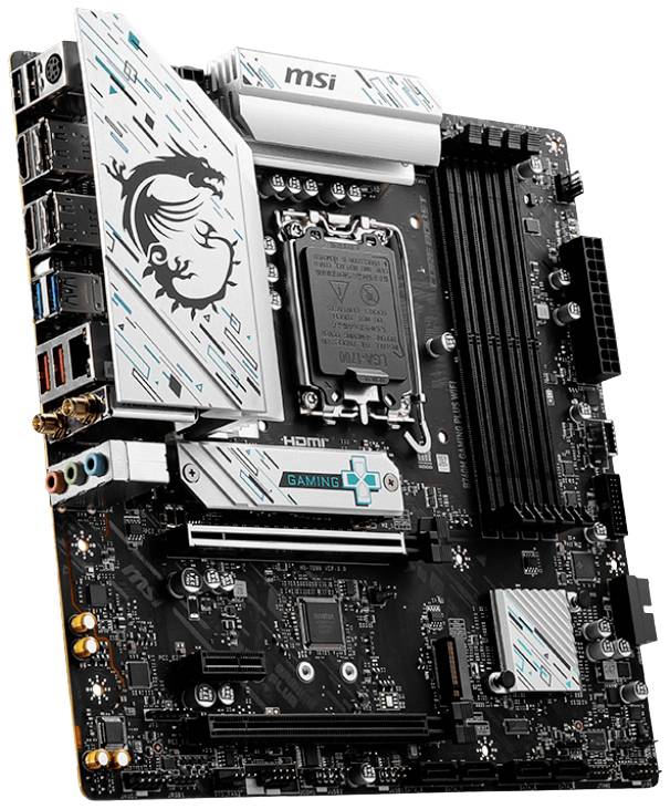 MSI B760M Gaming Plus Wifi Mainboard Sockel (PC) Intel® LGA 1700 Formfaktor (Details) Micro-ATX Mainboard-Chipsatz Intel® B760