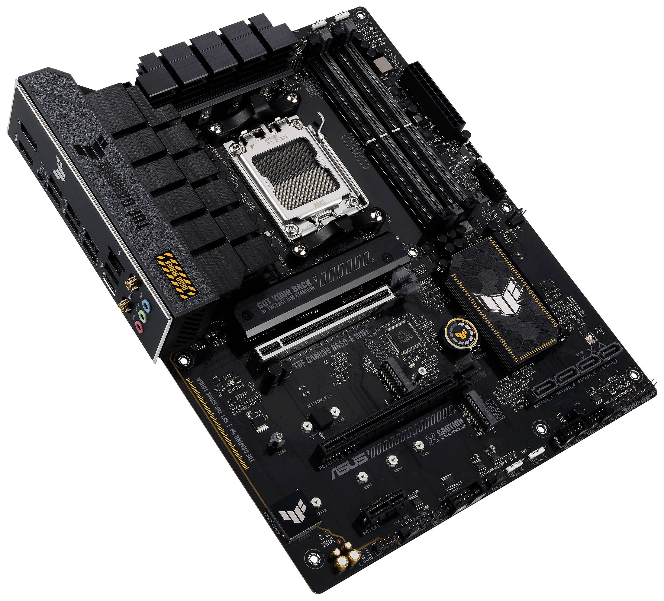 Asus TUF GAMING B650-E WIFI Mainboard Sockel (PC) AMD® AM5 Formfaktor (Details) ATX Mainboard-Chipsatz AMD® B650