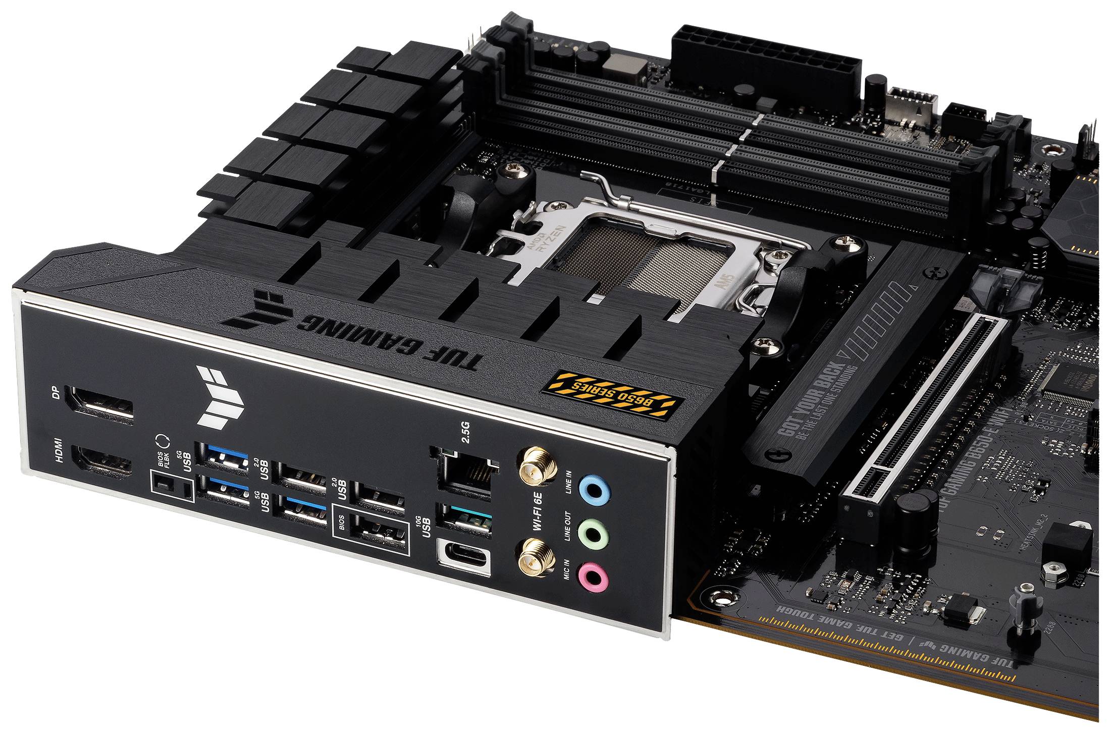 Asus TUF GAMING B650-E WIFI Mainboard Sockel (PC) AMD® AM5 Formfaktor (Details) ATX Mainboard-Chipsatz AMD® B650