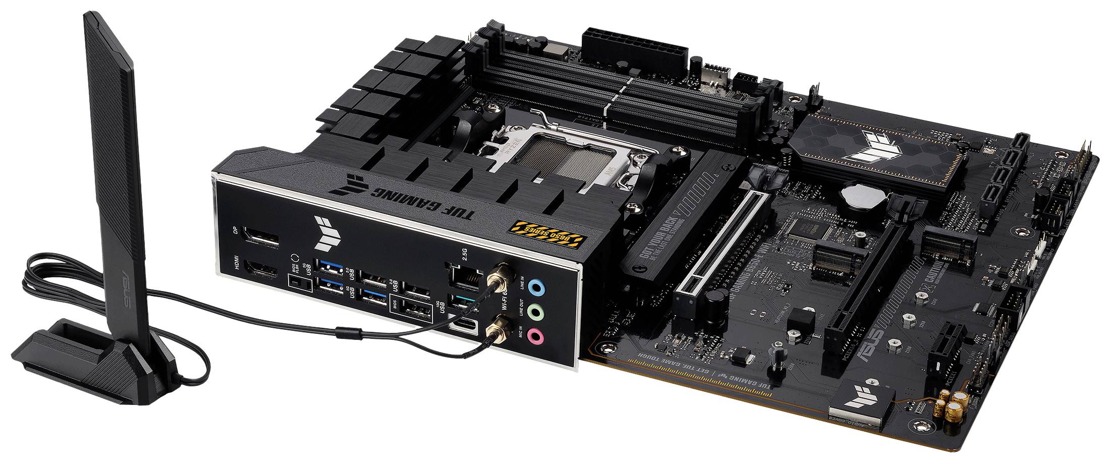 Asus TUF GAMING B650-E WIFI Mainboard Sockel (PC) AMD® AM5 Formfaktor (Details) ATX Mainboard-Chipsatz AMD® B650