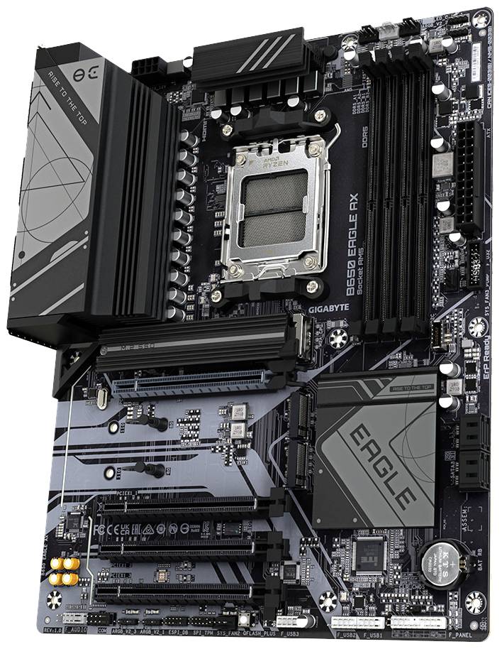 Gigabyte B650 EAGLE AX Mainboard Sockel (PC) AMD® AM5 Formfaktor (Details) ATX Mainboard-Chipsatz AMD® B650