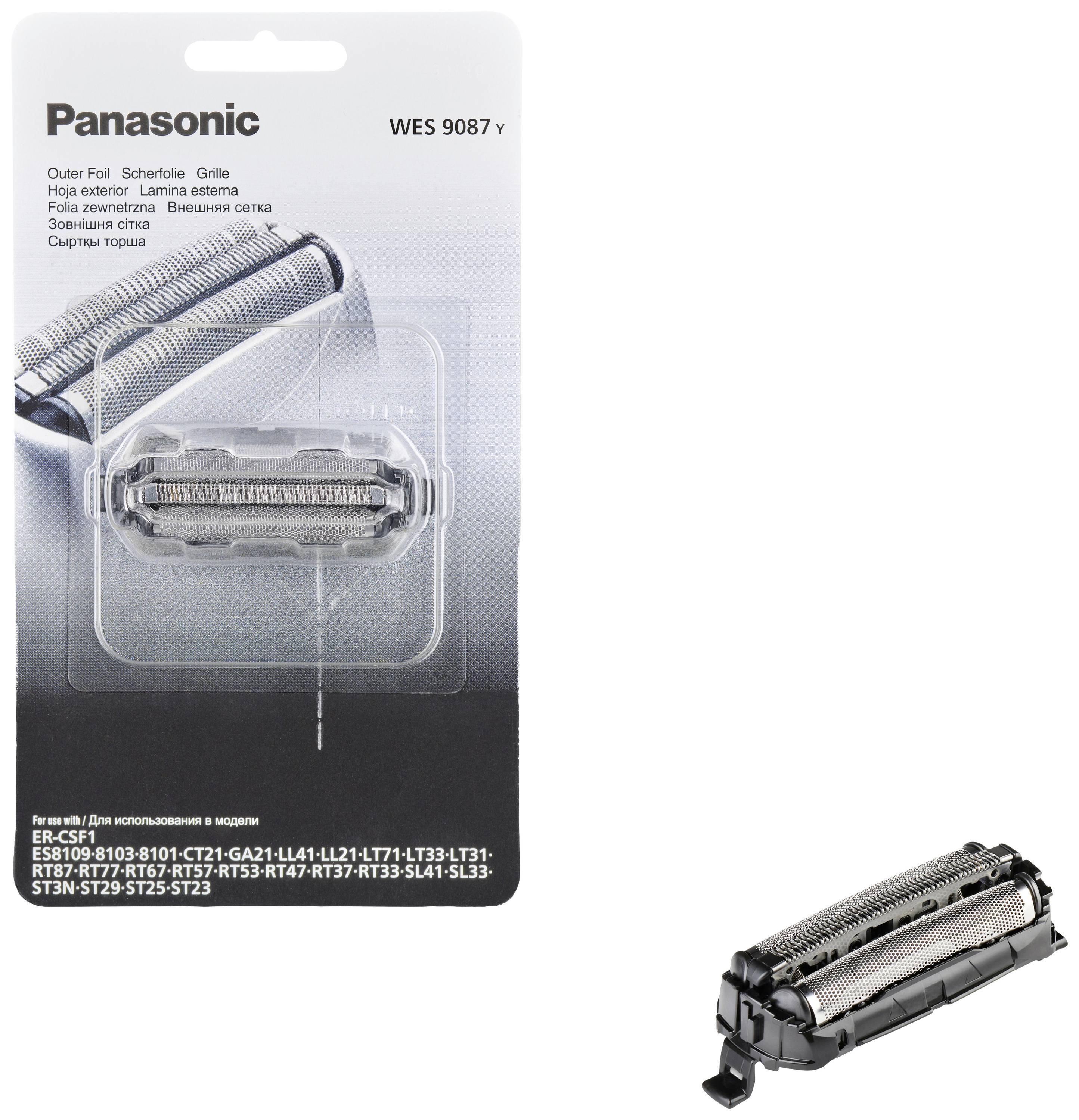 Panasonic Ersatz-Scherfolie WES9087Y für Rasierer. Passend für Modelle ES-RF31, ES-RF41, andere. Ersatzteil in Originalverpackung.