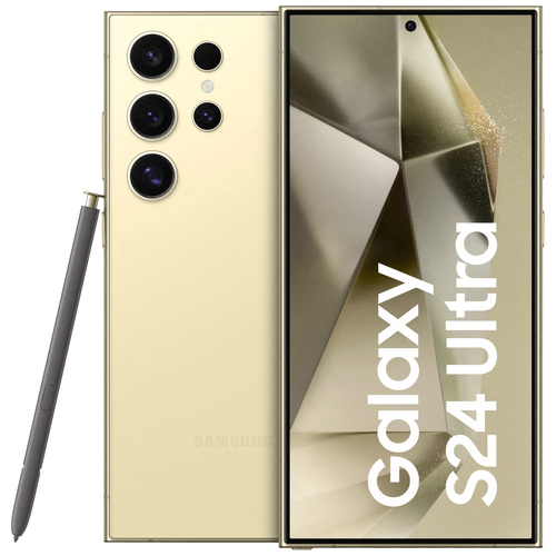 Samsung Galaxy S24 Ultra 5G Smartphone 512 GB 17.3 cm (6.8 Zoll) Gelb Android™ 14 Dual-SIM