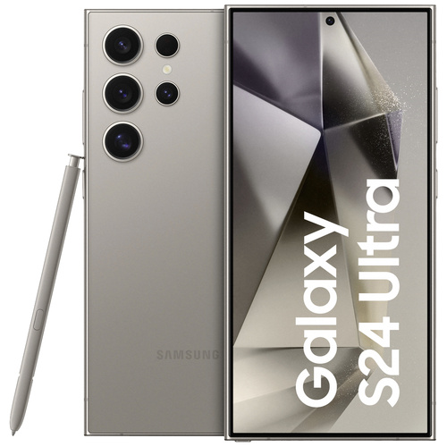 Samsung Galaxy S24 Ultra 5G Smartphone 256 GB 17.3 cm (6.8 Zoll) Grau Android™ 14 Dual-SIM