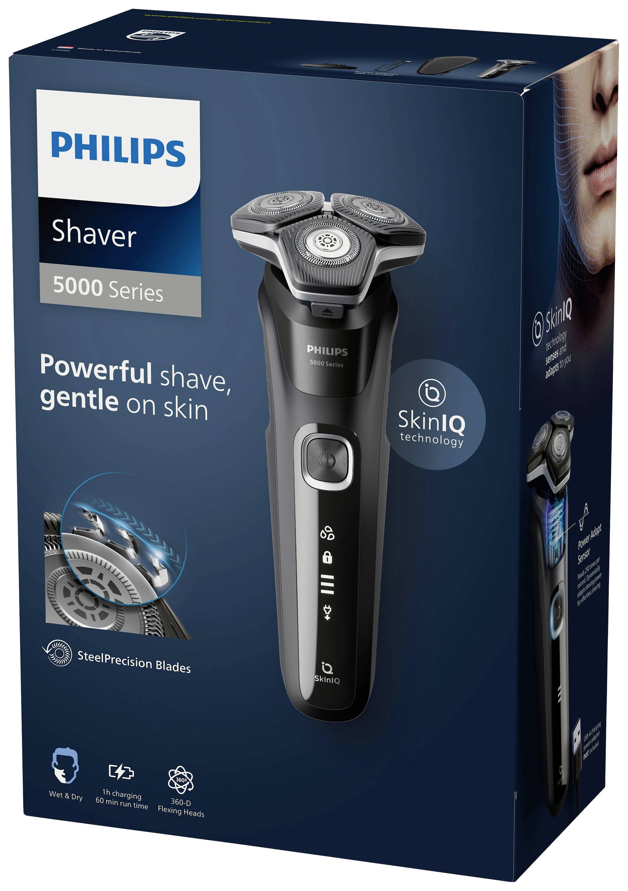 Philips Bodycare Series 5000 S5898/35 352475 Rotationsrasierer Anthrazit