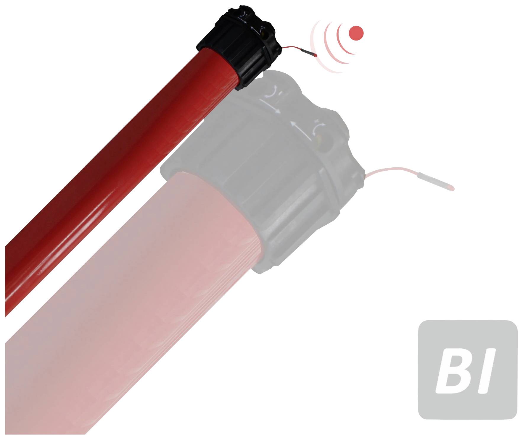 Heicko HRF4013-14-BI Funk-Rohrmotor 40mm 29kg 121W 13 Nm