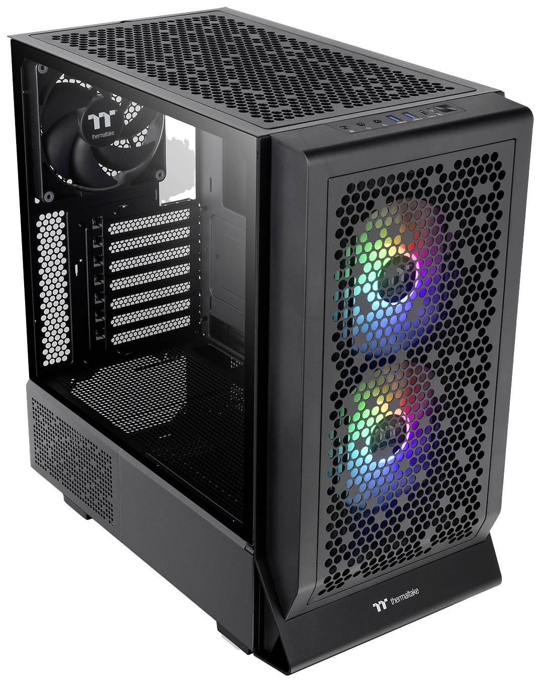 Thermaltake Ceres 330 TG Midi-Tower Gaming-Gehäuse Schwarz Seitenfenster