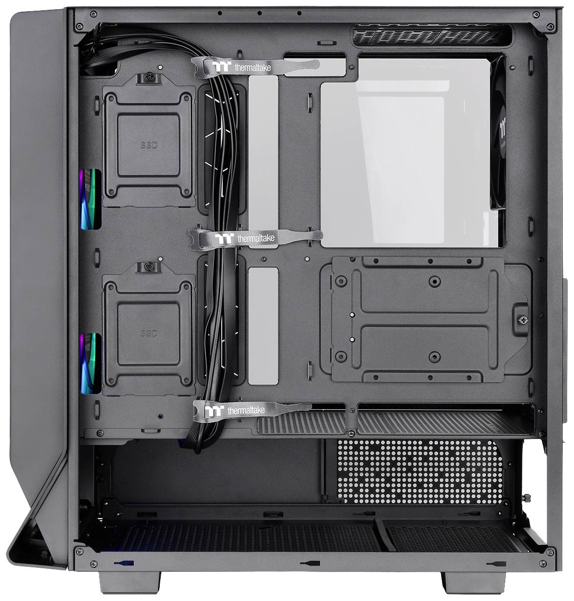 Thermaltake Ceres 330 TG Midi-Tower Gaming-Gehäuse Schwarz Seitenfenster