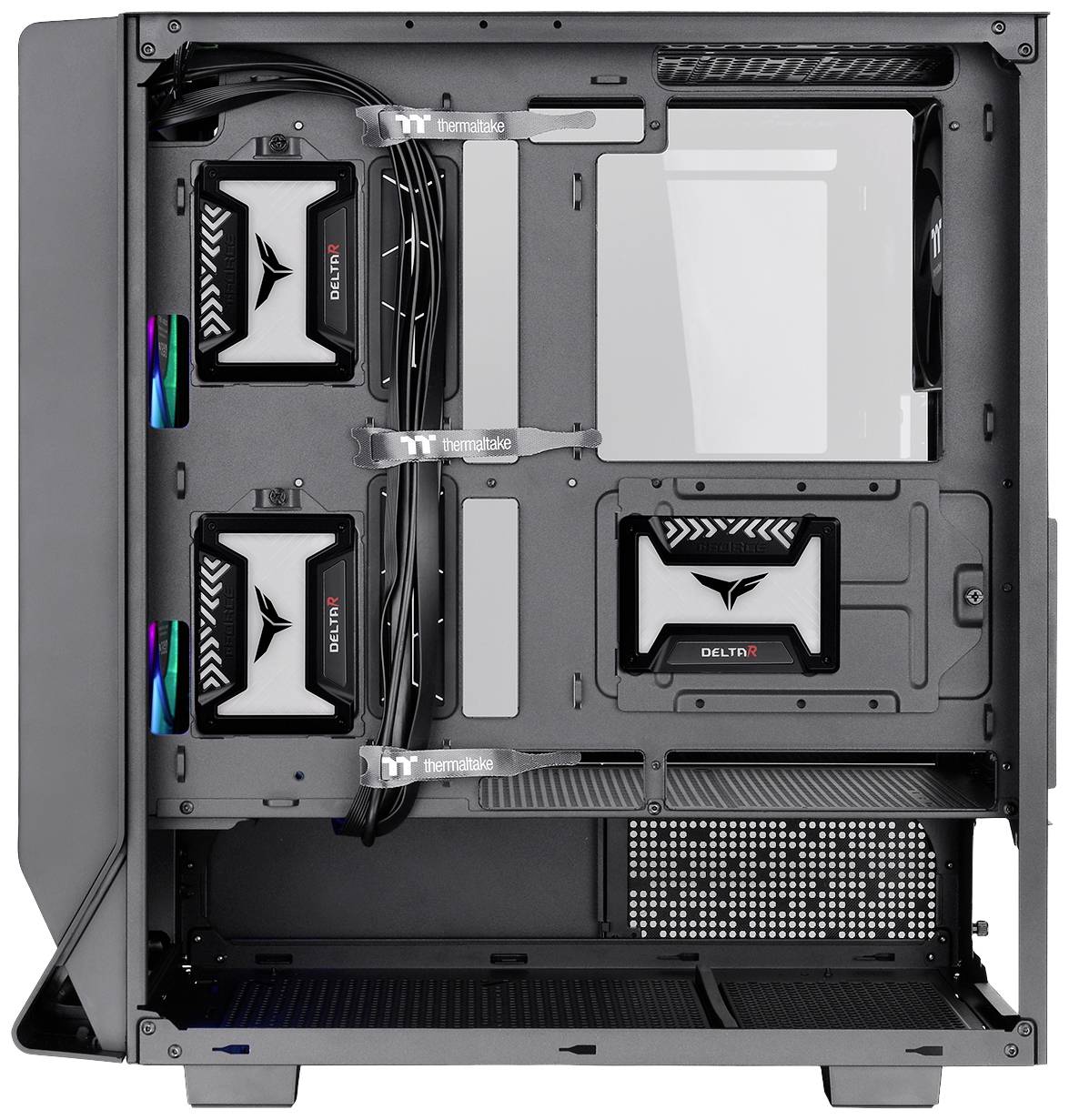 Thermaltake Ceres 330 TG Midi-Tower Gaming-Gehäuse Schwarz Seitenfenster