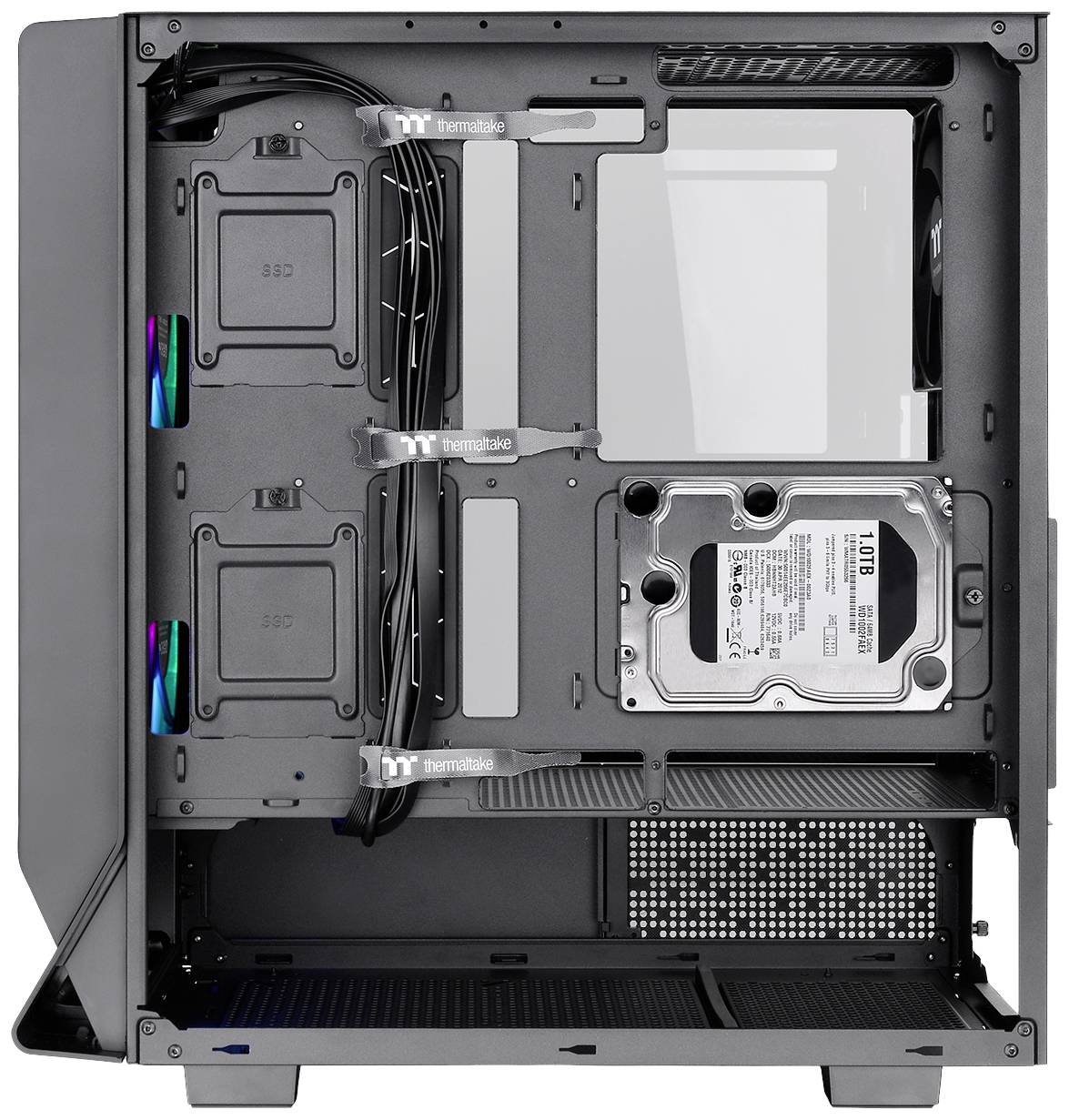 Thermaltake Ceres 330 TG Midi-Tower Gaming-Gehäuse Schwarz Seitenfenster