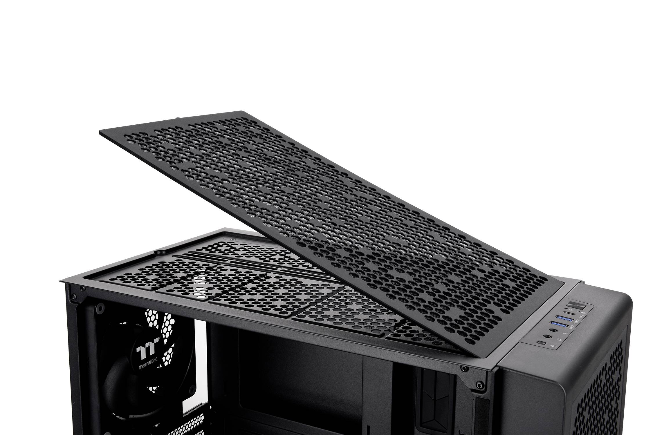 Thermaltake Ceres 330 TG Midi-Tower Gaming-Gehäuse Schwarz Seitenfenster