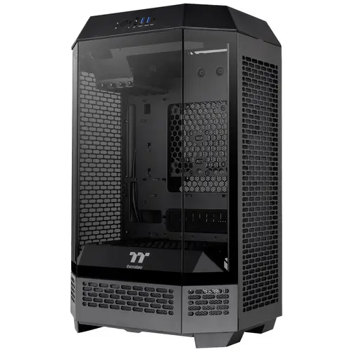 Thermaltake The Tower 300 Micro-Tower Gaming-Gehäuse Schwarz 2 vorinstallierte Lüfter, Seitenfenster Thermaltake The Tower 300 Micro-Tower Gaming-Gehäuse Schwarz 2 vorinstallierte Lüfter, Seitenfenster