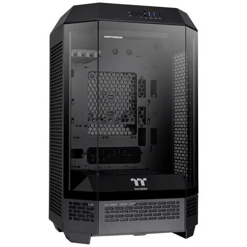 Thermaltake The Tower 300 Micro-Tower Gaming-Gehäuse Schwarz 2 vorinstallierte Lüfter, Seitenfenster Thermaltake The Tower 300 Micro-Tower Gaming-Gehäuse Schwarz 2 vorinstallierte Lüfter, Seitenfenster