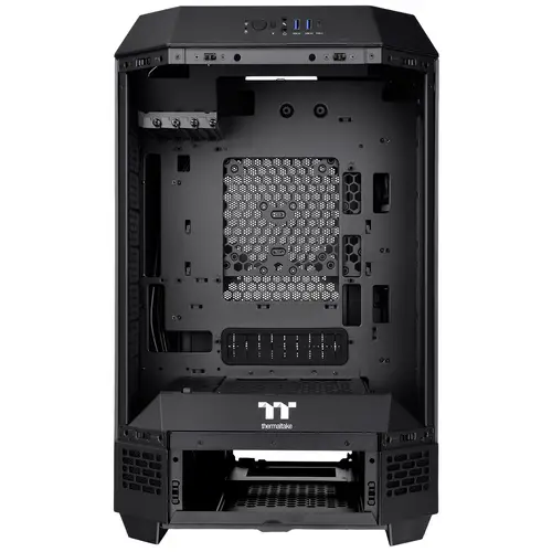 Thermaltake The Tower 300 Micro-Tower Gaming-Gehäuse Schwarz 2 vorinstallierte Lüfter, Seitenfenster Thermaltake The Tower 300 Micro-Tower Gaming-Gehäuse Schwarz 2 vorinstallierte Lüfter, Seitenfenster