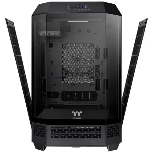 Thermaltake The Tower 300 Micro-Tower Gaming-Gehäuse Schwarz 2 vorinstallierte Lüfter, Seitenfenster Thermaltake The Tower 300 Micro-Tower Gaming-Gehäuse Schwarz 2 vorinstallierte Lüfter, Seitenfenster