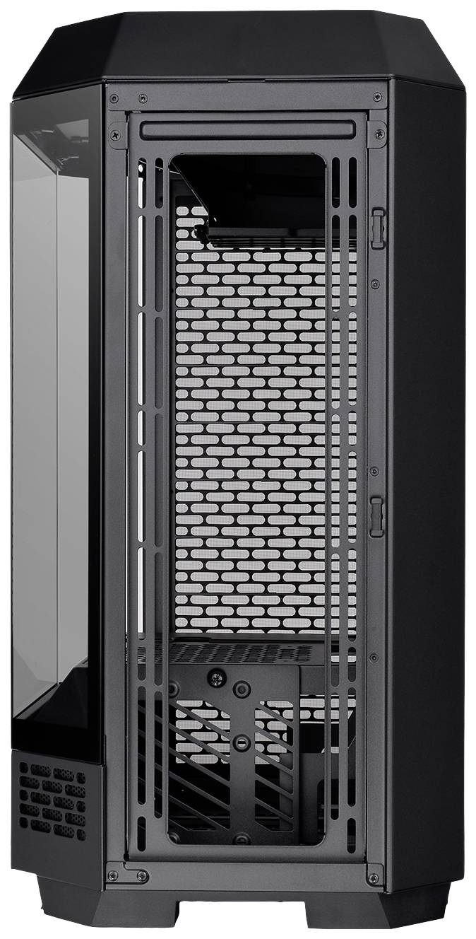 Thermaltake The Tower 300 Micro-Tower Gaming-Gehäuse Schwarz 2 vorinstallierte Lüfter, Seitenfenster
