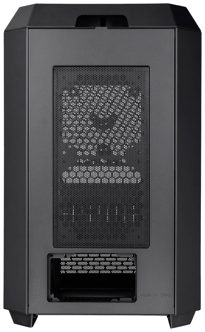 Thermaltake The Tower 300 Micro-Tower Gaming-Gehäuse Schwarz 2 vorinstallierte Lüfter, Seitenfenster