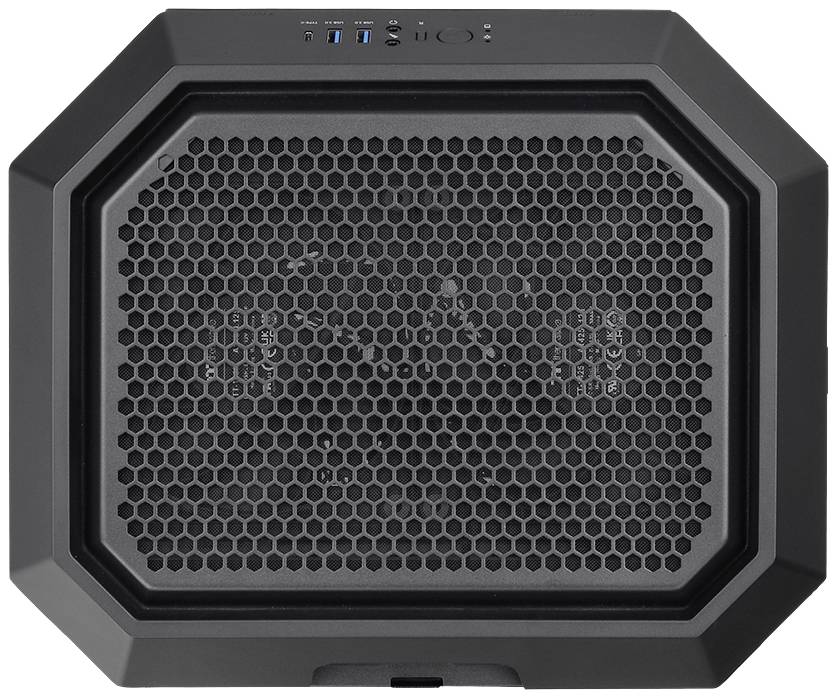 Thermaltake The Tower 300 Micro-Tower Gaming-Gehäuse Schwarz 2 vorinstallierte Lüfter, Seitenfenster