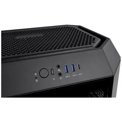Thermaltake The Tower 300 Micro-Tower Gaming-Gehäuse Schwarz 2 vorinstallierte Lüfter, Seitenfenster Thermaltake The Tower 300 Micro-Tower Gaming-Gehäuse Schwarz 2 vorinstallierte Lüfter, Seitenfenster
