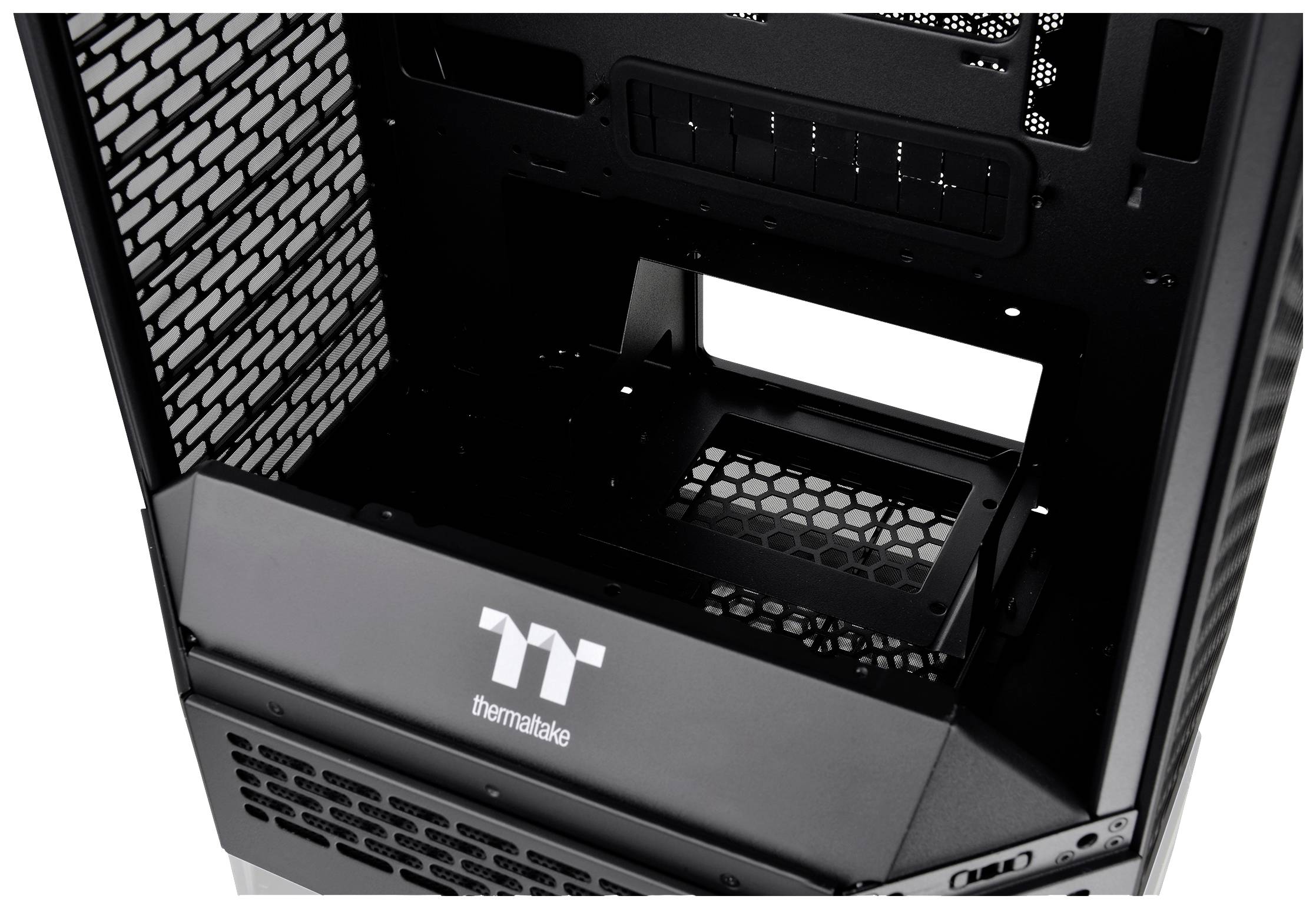 Thermaltake The Tower 300 Micro-Tower Gaming-Gehäuse Schwarz 2 vorinstallierte Lüfter, Seitenfenster