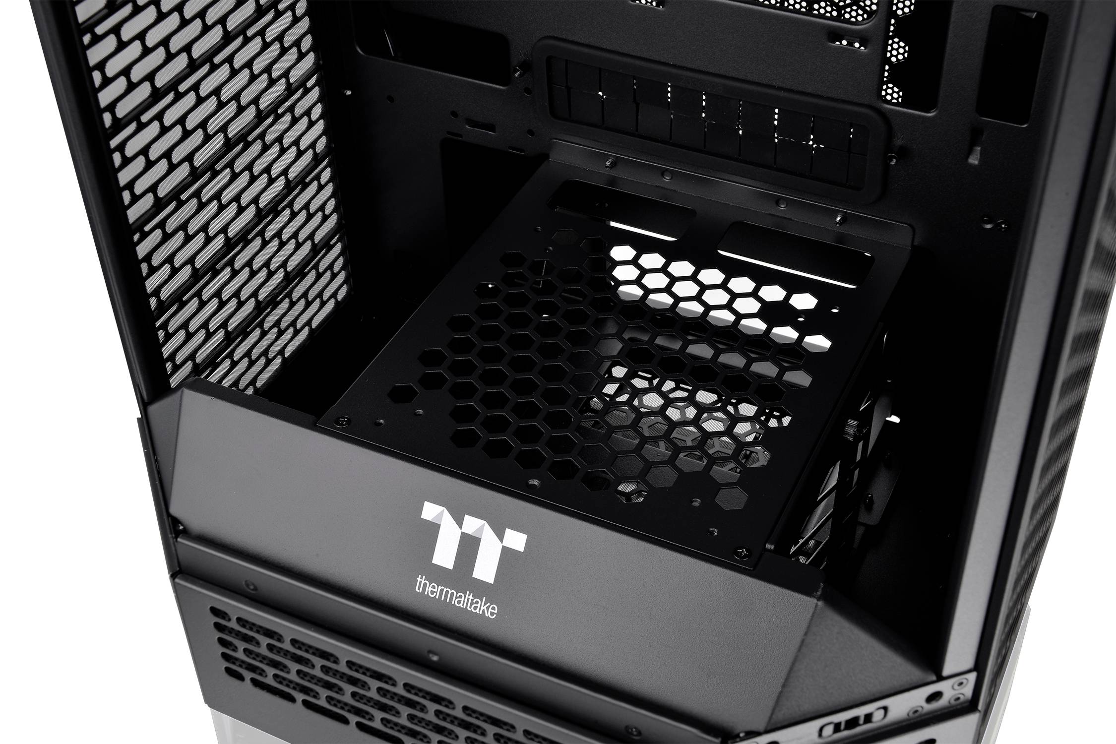 Thermaltake The Tower 300 Micro-Tower Gaming-Gehäuse Schwarz 2 vorinstallierte Lüfter, Seitenfenster