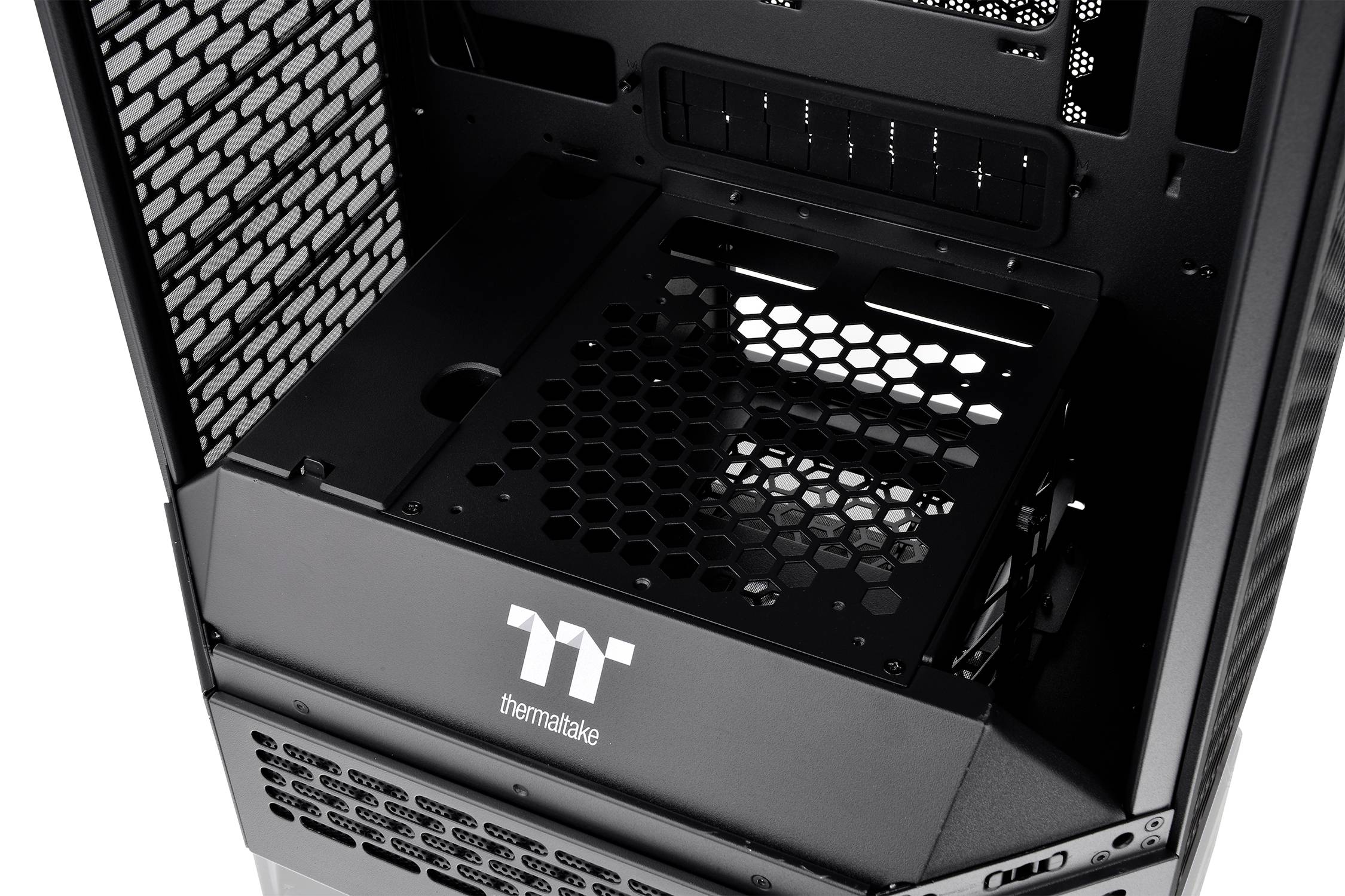 Thermaltake The Tower 300 Micro-Tower Gaming-Gehäuse Schwarz 2 vorinstallierte Lüfter, Seitenfenster