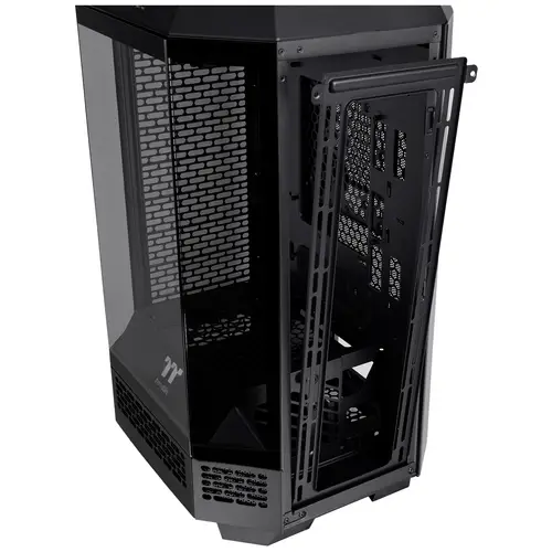 Thermaltake The Tower 300 Micro-Tower Gaming-Gehäuse Schwarz 2 vorinstallierte Lüfter, Seitenfenster Thermaltake The Tower 300 Micro-Tower Gaming-Gehäuse Schwarz 2 vorinstallierte Lüfter, Seitenfenster