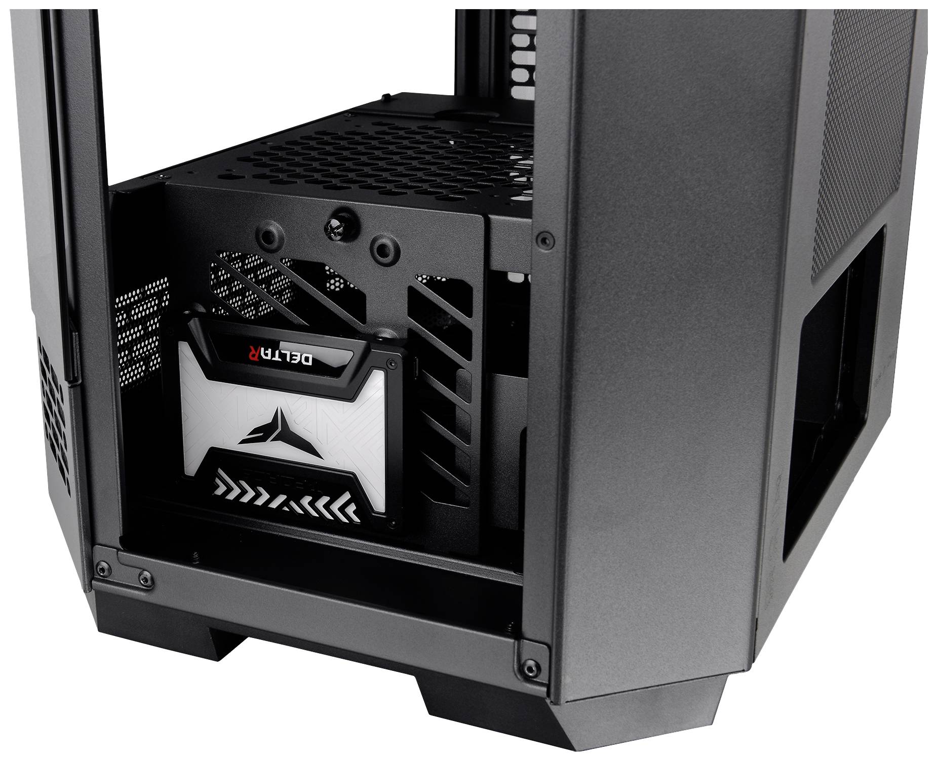 Thermaltake The Tower 300 Micro-Tower Gaming-Gehäuse Schwarz 2 vorinstallierte Lüfter, Seitenfenster
